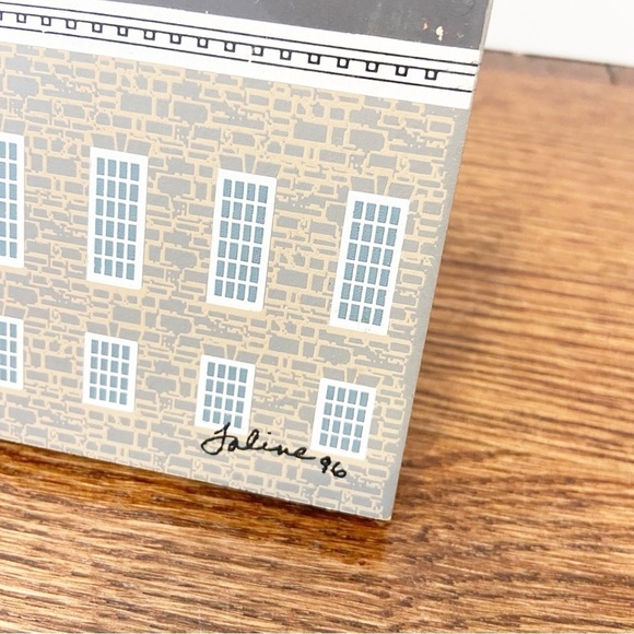 The Cat’s Meow | Vintage 1995 Series XIII Harrisburg Public Library Mini Wooden - Picture 4 of 8